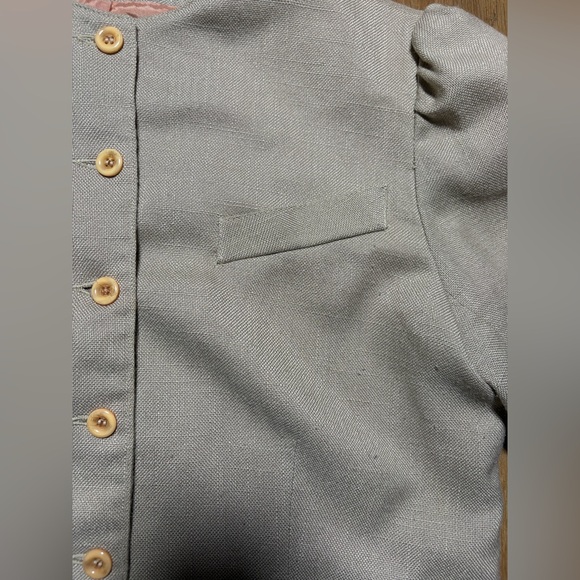 Light Tan Button-Front Jacket - Picture 15 of 15